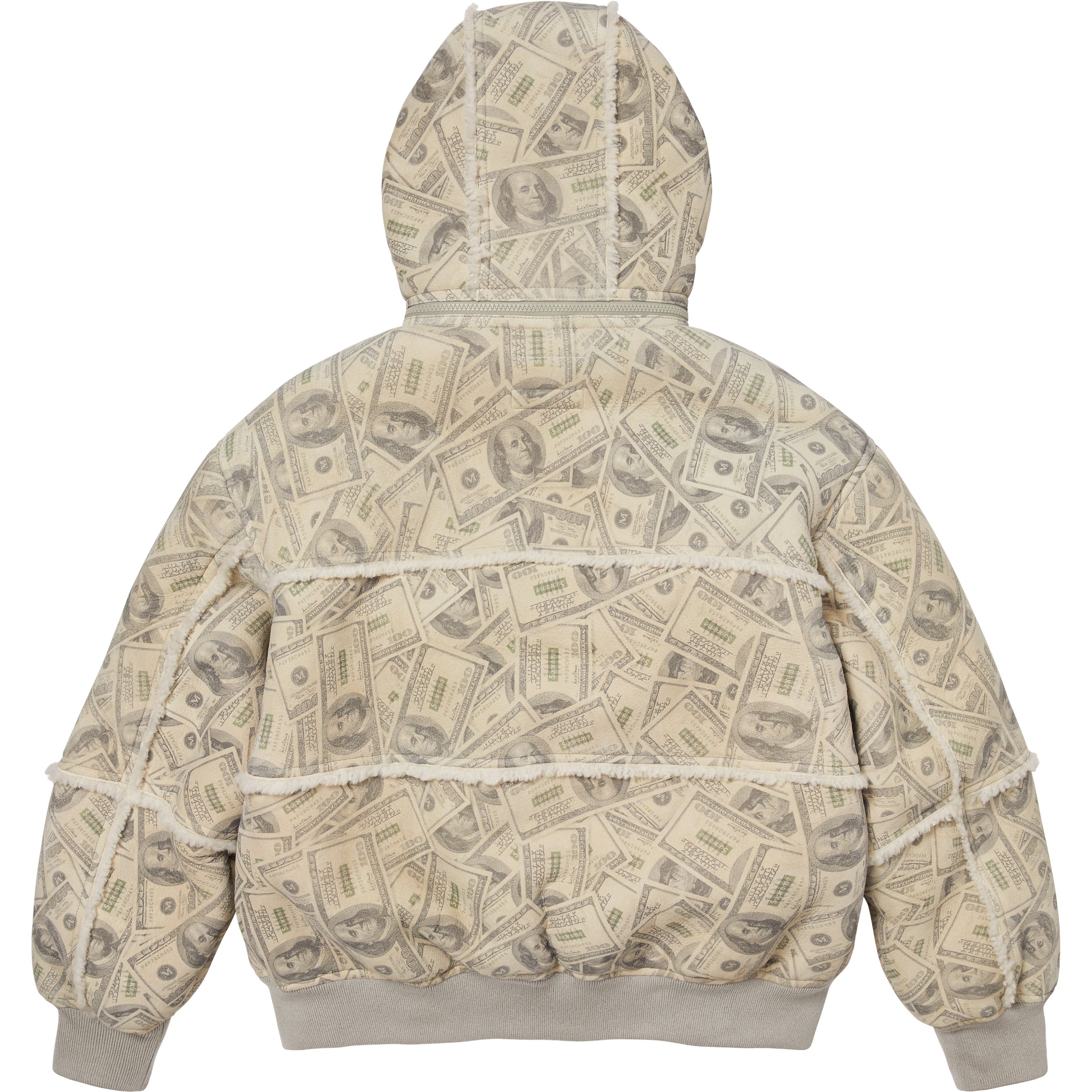 Supreme®/MM6 Maison Margiela Hooded Shearling Bomber Jacket view 13